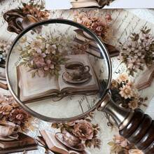 30 cái/gói PVC Retro Cà phê & Phong cách sách Tạp chí Hình dán Bộ Với Retro Phong kín Hình dán Đối với Trang trí DIY - Nhiều màu - Xem 1