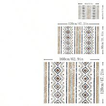 1 件長方形地毯墊適用於家居、客廳、臥室、防滑、耐磨、防髒、四季、人造羊絨、可水洗