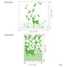 1pc Light switch Decal Glow in the dark moose animal pattern wall sticker Light Switch Decor mural paste - Multicolor - View 2