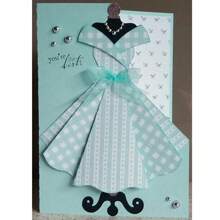 Metal Cutting Dies For Women's Clothing, DIY Embossing Craft - Silver - View 5