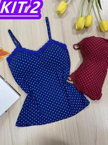 Women Tank Tops & Camis - 寶藍色 - 查看 1