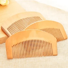 1 Peça Pente de Madeira de Pêssego Compacto e Portátil, Escova de Cabelo, Pente, Ferramentas de Cabelo, Produtos e Acessórios de Cabelo para Barbearia, Salão de Beleza, Viagem, Essenciais, Volta às Aulas, Férias, Acessórios de Cabelo para Mulheres