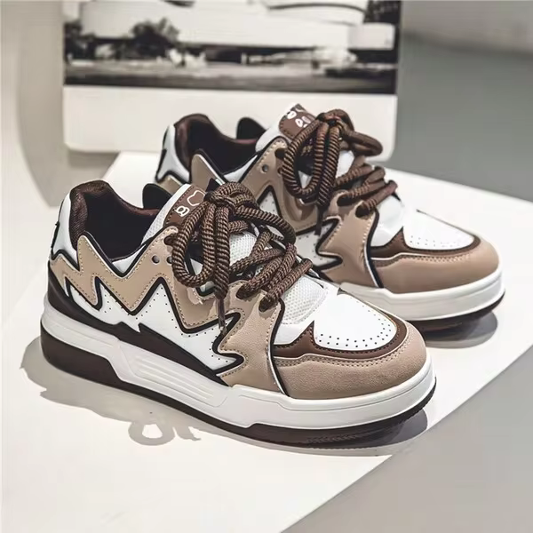 Men Fashion Comfortable Thick Sole Casual Sneakers Chunky Chunky Sneakers, All Season