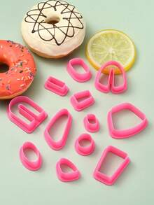 18 件塑膠軟陶模具和黏土切割工具組適用於 Diy 手工珠寶製作 - 棕色 - 查看 5