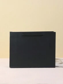 1pc/5pcs Túi đựng quà tặng đơn giản, thích hợp cho các dịp tiệc sinh nhật - màu đen - Xem 4