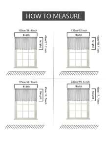 1pc Simple Cafe Curtain, Windowsill Short Curtain, No Drilling Required, Bedroom Decor Curtain, Semi-Sheer, Dust-Proof, Rod Pocket - Grey - View 2