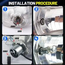 2入組h4 H7 Led 小型投影機鏡頭 H11 Led Canbus 9005 Hb3 9006 Hb4 40000lm 汽車頭燈燈泡 6500k 燈 12伏 24伏 Lhd - 黑色 - 查看 11