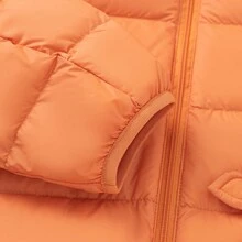 Balabala Young Boy 3D Shape Hooded Short Down Jacket - Orange - View 5