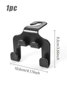 1 Miếng Móc xe Với Bốn Móng vuốt - màu đen - Xem 4
