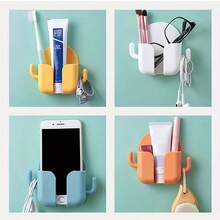 White Bedside Phone Holder Stand - White - View 6