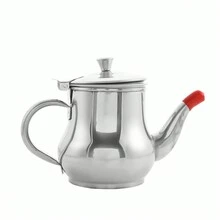 Stainless Steel Oil Pot Drip-free Oil Dispenser With Strainer And Handle - Silver - View 7