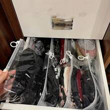 10入組,超厚拉鍊袋,文具、雜物分類袋,收納袋,旅行分裝帶,化妝品收納袋,高清透明分類袋