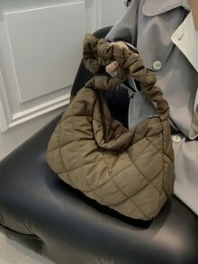 Fashionable Cloud-shaped Bubble Bag For Women - Coffee Brown - View 6