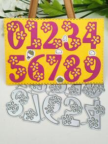 Carbon Steel Knife Mold For Numbers 0 To 9 - Silver - View 5