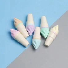 6pcs Fluorescent Mini Ice Cream Cone Shaped Gel Pen - Multicolor - View 7