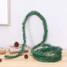1pc 5.5m Christmas Rattan Vine, Colorful Fluffy Tinsel Decoration, 7cm Wide Home Decor Christmas Decorations Room Decor Winter