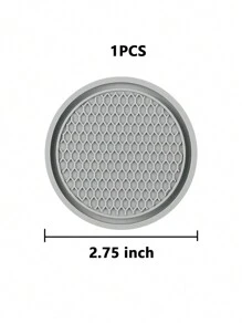 Portavasos De Silicona Para Coche, Accesorio Universal Para Interior De Coche, Color Negro, Patrón De Panal, 1 Ud. - Gris - Ver 5
