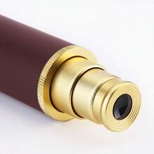 1 件 25x30 鋁合金單筒可伸縮袖珍望遠鏡,高倍率與清晰視野 - 金色 - 查看 5