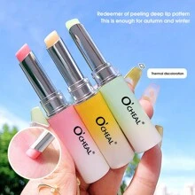 A Tube Of Water-rich Slim Lip Balm, Moisturizing And Lightening Lip Lines, Warm-feeling Lip Balm For Daily Use, Pink - Pink - View 5