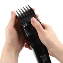 Kemei KM-2600 Hair Cutting Machine Professional Clipper - Burgundy - View 6