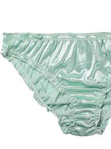Green Silk Sexy Underwear - Green - View 4