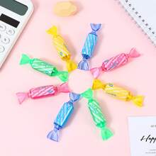 4入組隨機創意迷你糖果造型圓珠筆,適合學生和節日禮品 - 彩色 - 查看 9