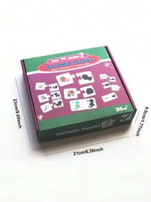 لعبة الألغاز الخشبية لتطابق التجسيد الحيواني لوسائل النقل البحري المعرفي والتثقيفي للأطفال والتي تساعد على فهم الظل بشكل مفيد للأطفال، للمدرسة، الطالب، القرطاسية ولوازم المدرسة. - متعدد الألوان - مشاهدة 2