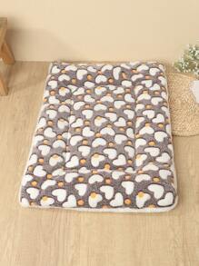 1 pieza Cama para mascotas de poliéster con patrón de estrella, transpirable, lavable y acolchada, adecuada para gatos y perros medianos/pequeños (Caniche/Bichón Frisé), para todas las estaciones - Multicolor - Ver 2