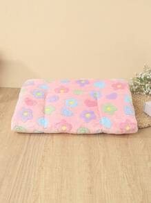 1件装涤纶可爱星星和心形骨头图案透气可水洗加厚宠物床垫，适合中小型猫狗四季使用（适合活泼狗狗、泰迪熊/贵宾犬，不适合大型犬） - 彩色 - 查看 9