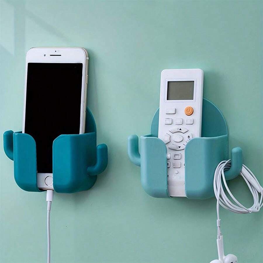 White Bedside Phone Holder Stand - White - View 1
