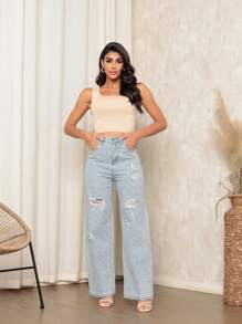 Women Jeans - Màu xanh nhạt - Xem 5