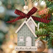 1 pieza, Hogar 2023, Nuevo hogar Nuevos recuerdos, Regalos de inauguración de la casa Nuevo hogar, Regalos de inauguración de la casa nueva, Regalos de nuevo hogar para el hogar, Ideas de regalos para nuevos propietarios de viviendas, Adorno navideño de nuevo hogar 2023, 2 capas - Multicolor - Ver 3