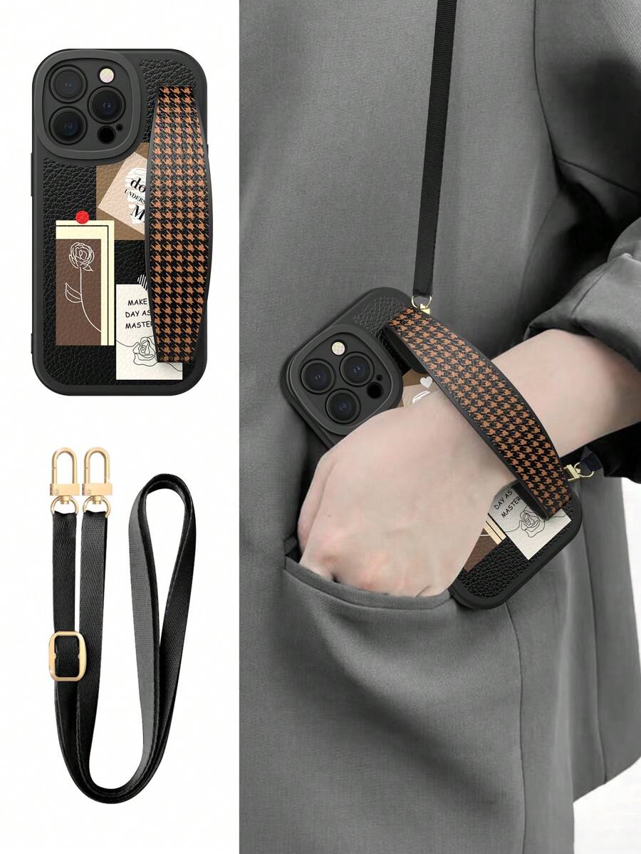 1 个带挂绳的手机壳适用于 Iphone 15 Pro Max、可爱纸盒防震手机保险杠保护套带支架适用于 IPhone11、可调节挂绳手机壳带支架适用于 Galaxy A14、复古手机壳带腕带适用于 Galaxy A14、Lphone 13 柔性手机保护壳、奢华皮革手机壳适用于 Galaxy A54、多功能腕带手机壳支架适用于小米 Redmi 手机壳、内置高端 OPPO Reno 6 LITE 手机壳、超薄手机壳适用于 Galaxy A34。 - 彩色 - 查看 1