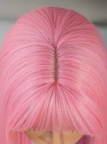 7JHH WIGS 24英寸长直发樱桃粉色假发，女士款，蓬松柔软的合成假发，带刘海，外观自然，采用非常柔软的耐热合成纤维制成，时尚女孩日常佩戴、动漫或角色扮演、音乐节、舞会、街头服饰等场合的理想选择，也是母亲节礼物的绝佳之选。 - 淺粉色 - 查看 8