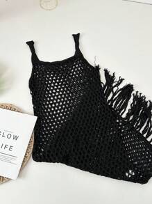 Women Cover Ups - 黑色 - 查看 2