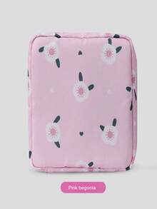 1pc [lemon] Black Sanitary Pad Storage Bag - Black - View 8