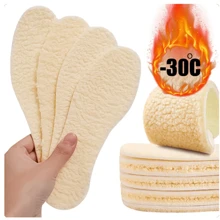 Winter Thermal Insoles Unisex Imitation Lamb Wool Insole Thicken Plush Warm Shoes Pads Self Heated Insoles For Snow Boots Shoe, Winter Accessories