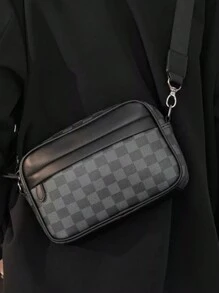 Bandolera de Lujo Moderno para Hombre, Bandoleras, Crossbody con Maletines para Hombre, Bolso para Hombre Perfecto, Mochila Antirrobo Negra, Bolso Hombre Versátil - Maletín y Mochila Pechera Único, Ejecutivo - Bandolera Hombre y Bandoleras Hombre con Elegancia - Negro - Ver 3