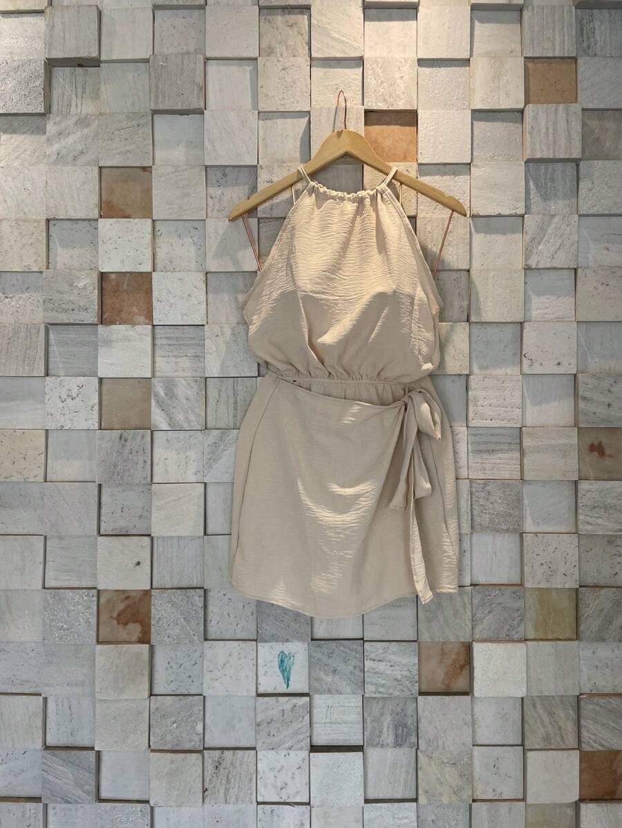 Women Jumpsuits - Beige - View 1