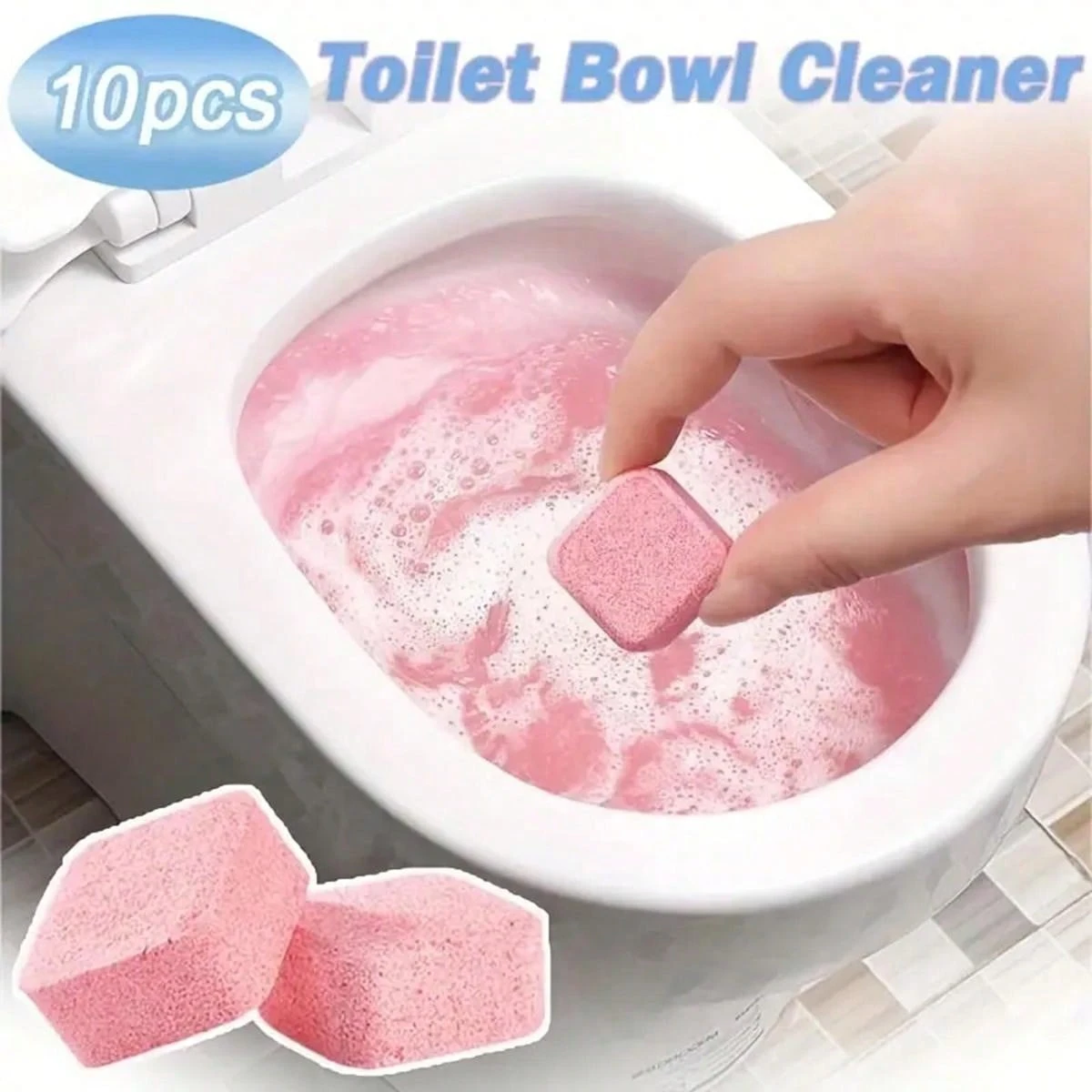 Toilet Cleaning Bubble Tablets, 12pcs/box, Remove Stains & Urine