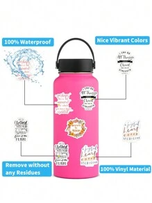 100 張貼紙貼紙,經文貼紙,經文貼紙,日記用品,水瓶貼紙,成人貼紙貼花(貼紙) - 彩色 - 查看 3