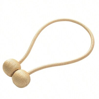 1pc Modern Magnetic Curtain Tieback, No Drilling Curtain Buckle With Simple Design For Easy Installation