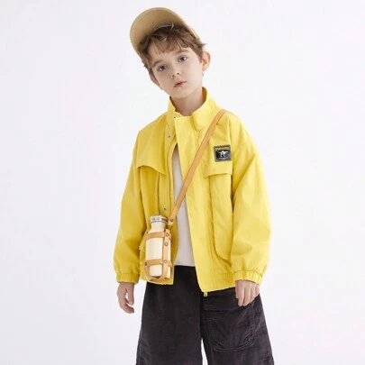 Balabala 青少年男生立領防風外套