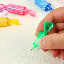 4入組隨機創意迷你糖果造型圓珠筆,適合學生和節日禮品 - 彩色 - 查看 5