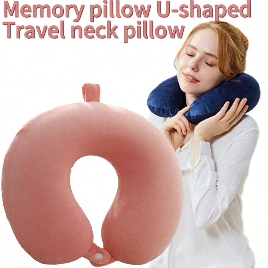 1個迷你u型枕,頸部保護枕,午睡枕,可反轉,旅行枕,睡眠枕,u型枕