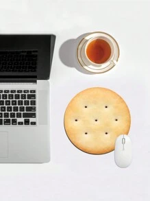 圓點餅乾形狀滑鼠墊 - 彩色 - 查看 1