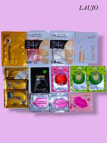 14 Pieces Skincare Kit Moisturizing Masks - 藍色 - 查看 3