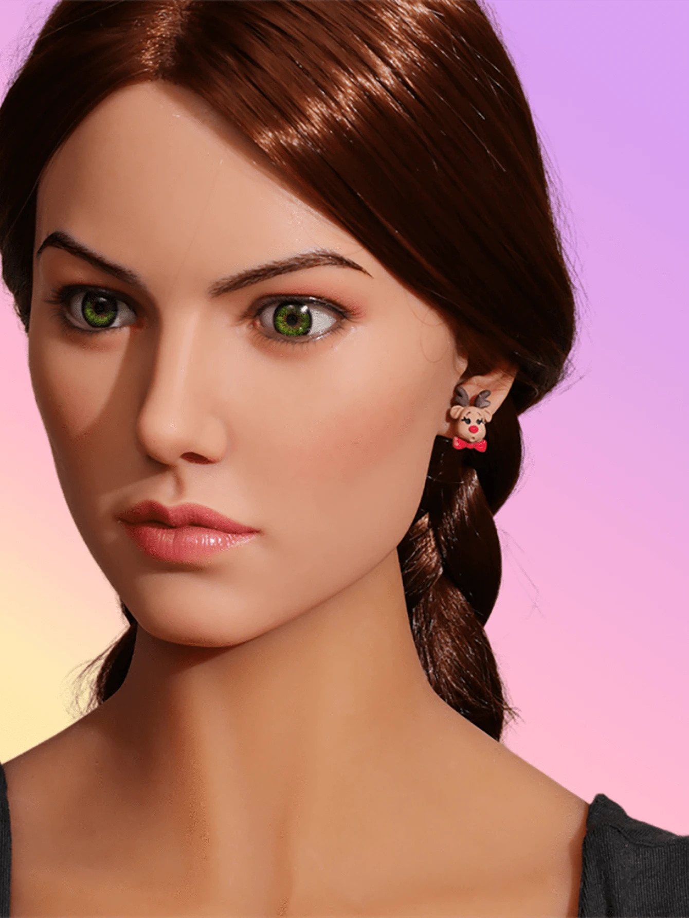 聖誕馴鹿耳環作為送給女友的節日禮物