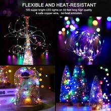 1pc Usb Copper Wire Fairy String Light With Remote Control, Suitable For Flower Bouquet Decoration, Birthday Gift Box Decoration Lamp - Yellow - View 4
