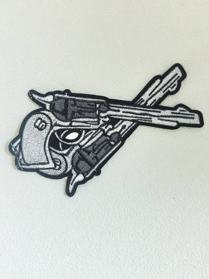 銃の刺繍パッチ1個。衣類のデコに最適。 | SHEIN JAPAN
